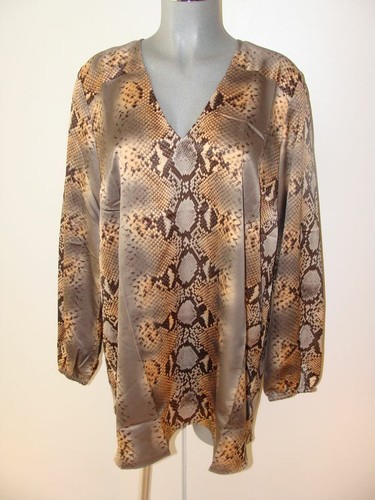 Satin shimmer slip - satin, blouse